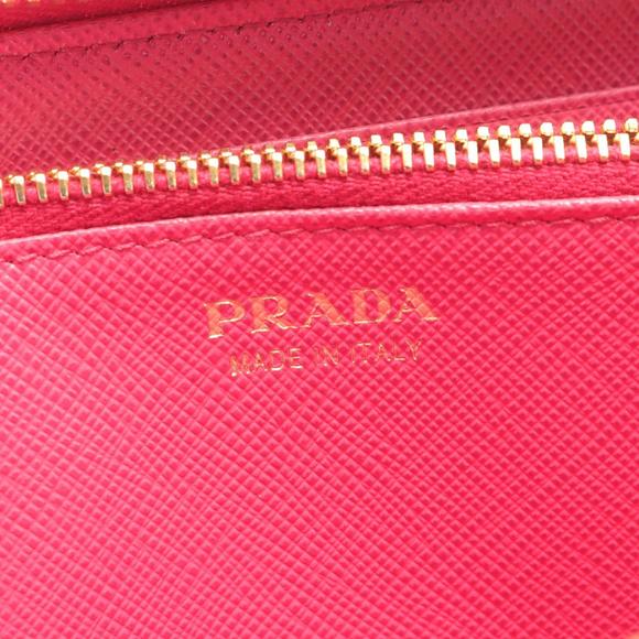 Prada Prada Saffiano Metal Round Wallet 1ML506 Leather Long Wallet 1ML506 - Picture 4 of 8